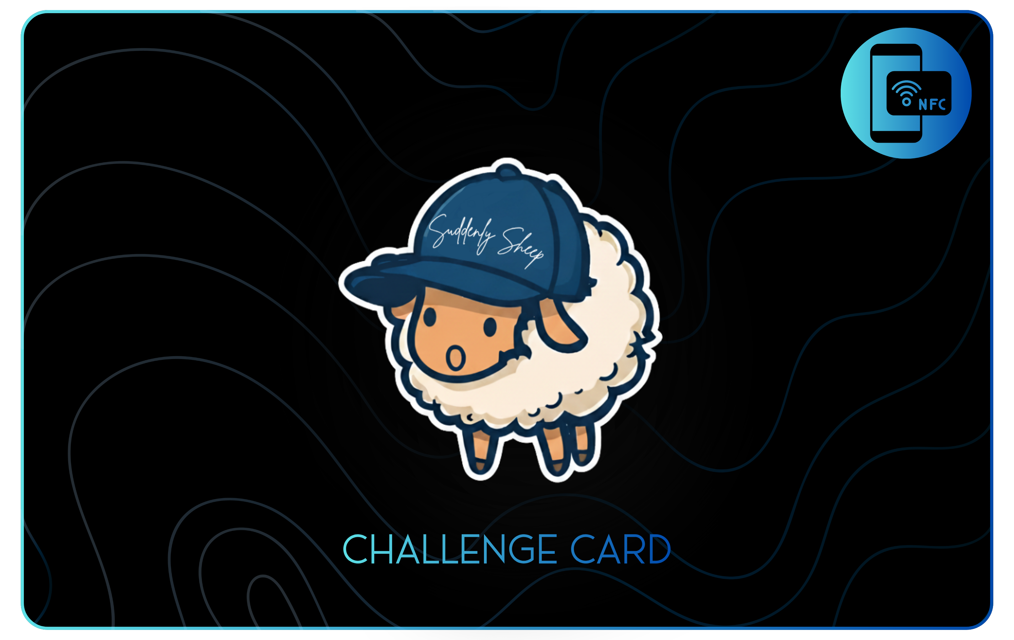Suddenly Sheep Brand Challenge Card — Front